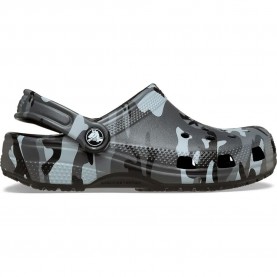 Crocs Classic Camouflage clogs - Grey (Black / Slate Grey) дамски,сандали,и,чехли,мъжки,сандали,мъжки,джапанки,и,чехли,crocs,classic,camouflage,clogs,grey,(black,slate,grey)