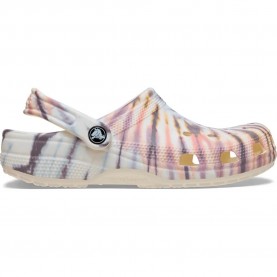 Crocs Classic Tie Dye clogs - Multicolor (Chalk / Multi) дамски,сандали,и,чехли,мъжки,сандали,мъжки,джапанки,и,чехли,crocs,classic,tie,dye,clogs,multicolor,(chalk,multi)