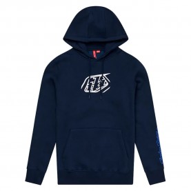 суичър,детски,блузи,troy,lee,designs,badge,hoodie,blue,(blue,navy)