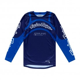 блуза,с,дълъг,ръкав,мъжки,тениски,дамски,тениски,troy,lee,designs,gp,pro,swerve,long,sleeve,jersey,blue,(blue,navy)