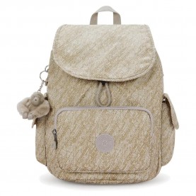 Раница Kipling City Pack S 13L Woman Backpack - Beige (Rg Brush Of Gold) раница,раници,kipling,city,pack,s,13l,woman,backpack,beige,(rg,brush,of,gold)