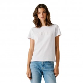 тениска,мъжки,тениски,дамски,тениски,pepe,jeans,benina,short,sleeve,t,shirt,white,(white)