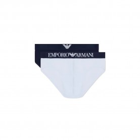Emporio armani EM000251_AF18881 slips 2 units - White / Blue (Armani Blue / White) мъжко,бельо,emporio,armani,em000251,af18881,slips,2,units,white,blue,(armani,blue,white)