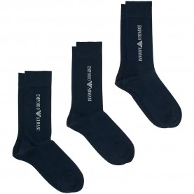 Чорапи Emporio armani EM000554_AF20083 socks 3 pairs - Blue (Armani Blue / Blue / Bl) чорапи,мъжки,чорапи,дамски,чорапи,emporio,armani,em000554,af20083,socks,3,pairs,blue,(armani,blue,blue,bl)