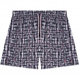 Бански гащета Emporio armani EM000688_AF20450 swimming shorts - Blue (Print Graffiti Mauve) бански,гащета,мъжки,бански,костюми,emporio,armani,em000688,af20450,swimming,shorts,blue,(print,graffiti,mauve)