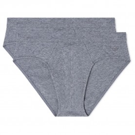мъжко,бельо,emporio,armani,em003790,af20672,slips,2,units,grey,(grey,mel,grey,mel)