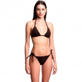 Emporio armani EW000786_AF20241 Triangle bikini - Brown (Brown Monstera) дамски,бански,костюми,emporio,armani,ew000786,af20241,triangle,bikini,brown,(brown,monstera)