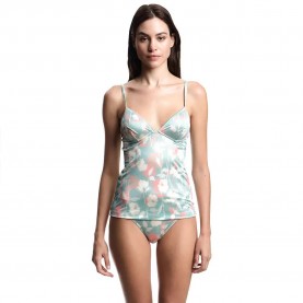 Emporio armani EW001944_AF19035 sleeveless base layer - Green / Blue (Sky Floral) дамско,бельо,дамски,бикини,и,танкини,emporio,armani,ew001944,af19035,sleeveless,base,layer,green,blue,(sky,floral)