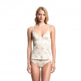 Emporio armani EW001944_AF19035 sleeveless base layer - White (White Floral) дамско,бельо,дамски,бикини,и,танкини,emporio,armani,ew001944,af19035,sleeveless,base,layer,white,(white,floral)