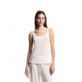 Тениска Emporio armani EW002739_AF19043 sleeveless T-shirt - White (Ivory) тениска,мъжки,тениски,дамски,тениски,emporio,armani,ew002739,af19043,sleeveless,t,shirt,white,(ivory)