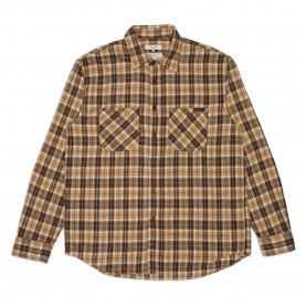 риза,с,дълъг,ръкав,мъжки,ризи,nudie,jeans,julian,worker,long,sleeve,shirt,brown,(brown)