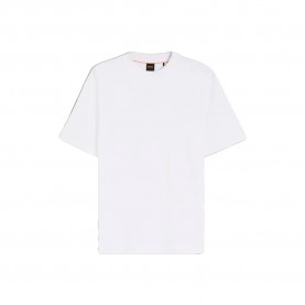 Тениска BOSS interlock short sleeve T-shirt - White (White) тениска,мъжки,тениски,дамски,тениски,boss,interlock,short,sleeve,t,shirt,white,(white)