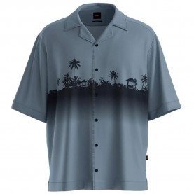 BOSS Lapisy 10277647 shirt - Blue (Light / Pastel Blue) дамски,ризи,мъжки,ризи,boss,lapisy,10277647,shirt,blue,(light,pastel,blue)