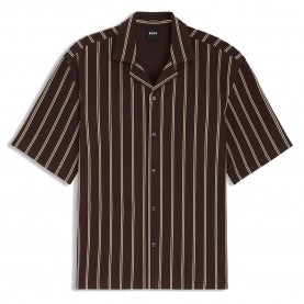 BOSS Lars 10278729 shirt - Brown (Dark Brown) дамски,ризи,мъжки,ризи,boss,lars,10278729,shirt,brown,(dark,brown)
