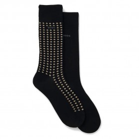 чорапи,мъжки,чорапи,дамски,чорапи,boss,minipattern,short,socks,2,pairs,black,(black)