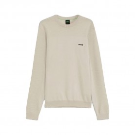 Блуза BOSS Momentum 10273795 GREEN sweater - Beige (Light Beige) блуза,мъжки,пуловери,дамски,пуловери,boss,momentum,10273795,green,sweater,beige,(light,beige)