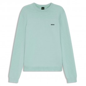 Блуза BOSS Momentum 10273795 sweater - Green (Turquoise / Aqua) блуза,мъжки,пуловери,дамски,пуловери,boss,momentum,10273795,sweater,green,(turquoise,aqua)