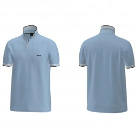 BOSS Paddy 10241663 short sleeve polo - Blue (Open Blue / Open Blue) дамски,блузи,с,яка,мъжки,блузи,с,яка,boss,paddy,10241663,short,sleeve,polo,blue,(open,blue,open,blue)