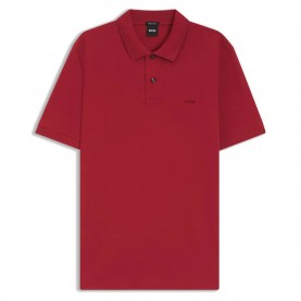 BOSS Pallas 10278258 short sleeve polo - Red (Medium Red / Red) дамски,блузи,с,яка,мъжки,блузи,с,яка,boss,pallas,10278258,short,sleeve,polo,red,(medium,red,red)