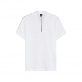BOSS Spirit70 QZ short sleeve polo - White (White) дамски,блузи,с,яка,мъжки,блузи,с,яка,boss,spirit70,qz,short,sleeve,polo,white,(white)