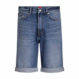 Къси панталони HUGO 838/S denim shorts - Blue (Turquoise / Aqua) къси,панталони,мъжки,панталони,дамски,панталони,hugo,838,s,denim,shorts,blue,(turquoise,aqua)