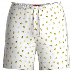 Къси панталони HUGO Casual 10277507 pyjama shorts - White (Bright Yellow) къси,панталони,мъжки,пижами,hugo,casual,10277507,pyjama,shorts,white,(bright,yellow)