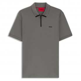 HUGO Dalomino 10257070 short sleeve polo - Grey (Dark Grey) дамски,блузи,с,яка,мъжки,блузи,с,яка,hugo,dalomino,10257070,short,sleeve,polo,grey,(dark,grey)