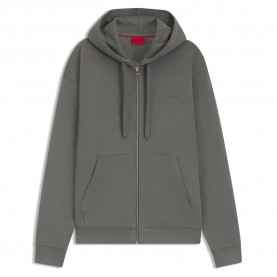 Блуза HUGO Dapozip 10249110 01 full zip sweatshirt - Grey (Dark Grey) блуза,мъжки,пуловери,hugo,dapozip,10249110,01,full,zip,sweatshirt,grey,(dark,grey)