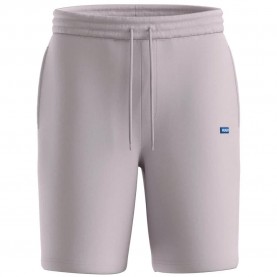 Къси панталони HUGO Nasensio 01 BLUE sweat shorts - Grey (Light / Pastel Purple) къси,панталони,мъжки,панталони,дамски,панталони,hugo,nasensio,01,blue,sweat,shorts,grey,(light,pastel,purple)