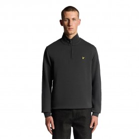 блуза,мъжки,пуловери,lyle,&,scott,loopback,collared,sweatshirt,grey,(gunmetal)