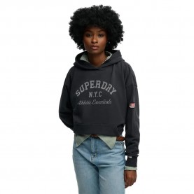 Суичър Superdry Athletic Essentials Relax hoodie - Black (Eclipse Navy) суичър,дамски,блузи,superdry,athletic,essentials,relax,hoodie,black,(eclipse,navy)