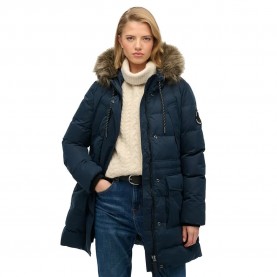 Яке Superdry Everest Mf Mid Faux Fur Puffer jacket - Blue (Eclipse Navy) яке,мъжки,якета,дамски,якета,и,палта,superdry,everest,mf,mid,faux,fur,puffer,jacket,blue,(eclipse,navy)