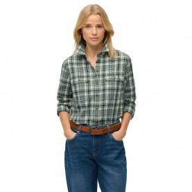 карирана,риза,дамски,ризи,мъжки,ризи,superdry,lumberjack,check,flannel,shirt,green,(green,check)