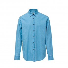 Риза с дълъг ръкав Salsa jeans 21011005 long sleeve shirt - Blue (Ice Bleach) риза,с,дълъг,ръкав,дамски,ризи,мъжки,ризи,salsa,jeans,21011005,long,sleeve,shirt,blue,(ice,bleach)