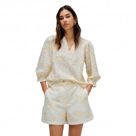 Salsa jeans 21011117 long sleeve blouse - Beige (Light Pearl V1) дамски,блузи,salsa,jeans,21011117,long,sleeve,blouse,beige,(light,pearl,v1)