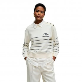 блуза,дамски,блузи,salsa,jeans,stripped,twofer,sweatshirt,beige,(light,beige)