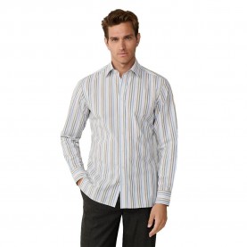 риза,с,дълъг,ръкав,дамски,ризи,мъжки,ризи,hackett,multi,bengal,stripe,long,sleeve,shirt,white,(green)