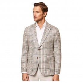 яке,мъжки,якета,дамски,якета,и,палта,hackett,wl,linen,lge,check,ep,jacket,beige,(lt,gry,off,wht)