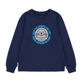 Блуза Makia Loppan sweatshirt - Blue (Dark Navy) блуза,детски,блузи,makia,loppan,sweatshirt,blue,(dark,navy)