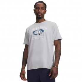 Тениска Under armour 60/40S Armor Globe short sleeve T-shirt - Grey (Gray) тениска,мъжки,тениски,дамски,тениски,under,armour,60,40s,armor,globe,short,sleeve,t,shirt,grey,(gray)