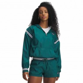 блуза,дамски,блузи,under,armour,icon,woven,heritage,half,zip,sweatshirt,green,(green)