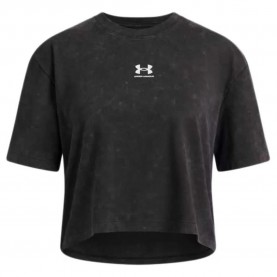 Тениска Under armour Rival Wash short sleeve T-shirt - Black (Black) тениска,мъжки,тениски,дамски,тениски,under,armour,rival,wash,short,sleeve,t,shirt,black,(black)