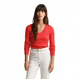 Блуза Gant 4800101 sweater - Red (Perfect Red) блуза,мъжки,пуловери,дамски,пуловери,gant,4800101,sweater,red,(perfect,red)