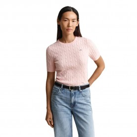 Блуза Gant 4800105 sweater - Pink (Apricot Pink) блуза,мъжки,пуловери,дамски,пуловери,gant,4800105,sweater,pink,(apricot,pink)
