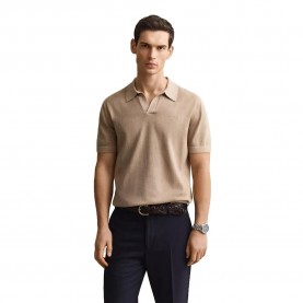Gant 8050245 short sleeve polo - Beige (Dark Khaki) дамски,блузи,с,яка,мъжки,блузи,с,яка,gant,8050245,short,sleeve,polo,beige,(dark,khaki)