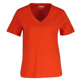 тениска,мъжки,тениски,дамски,тениски,gant,reg,shield,short,sleeve,v,neck,t,shirt,red,(perfect,red)