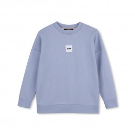Блуза BOSS J52965 sweatshirt - Blue (Measured Gray) блуза,детски,блузи,boss,j52965,sweatshirt,blue,(measured,gray)