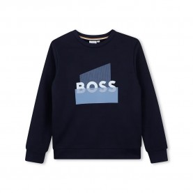 Блуза BOSS J52966 sweatshirt - Blue (Marine) блуза,детски,блузи,boss,j52966,sweatshirt,blue,(marine)