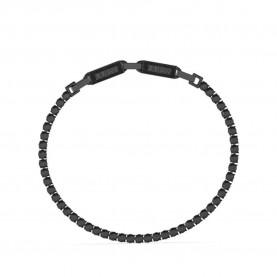 бижутерия,guess,jumb03237jwbk,25cm,bracelet,silver,(black)