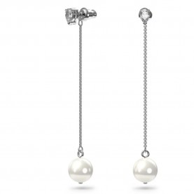 бижутерия,swarovski,5563290,earrings,silver,(grey)